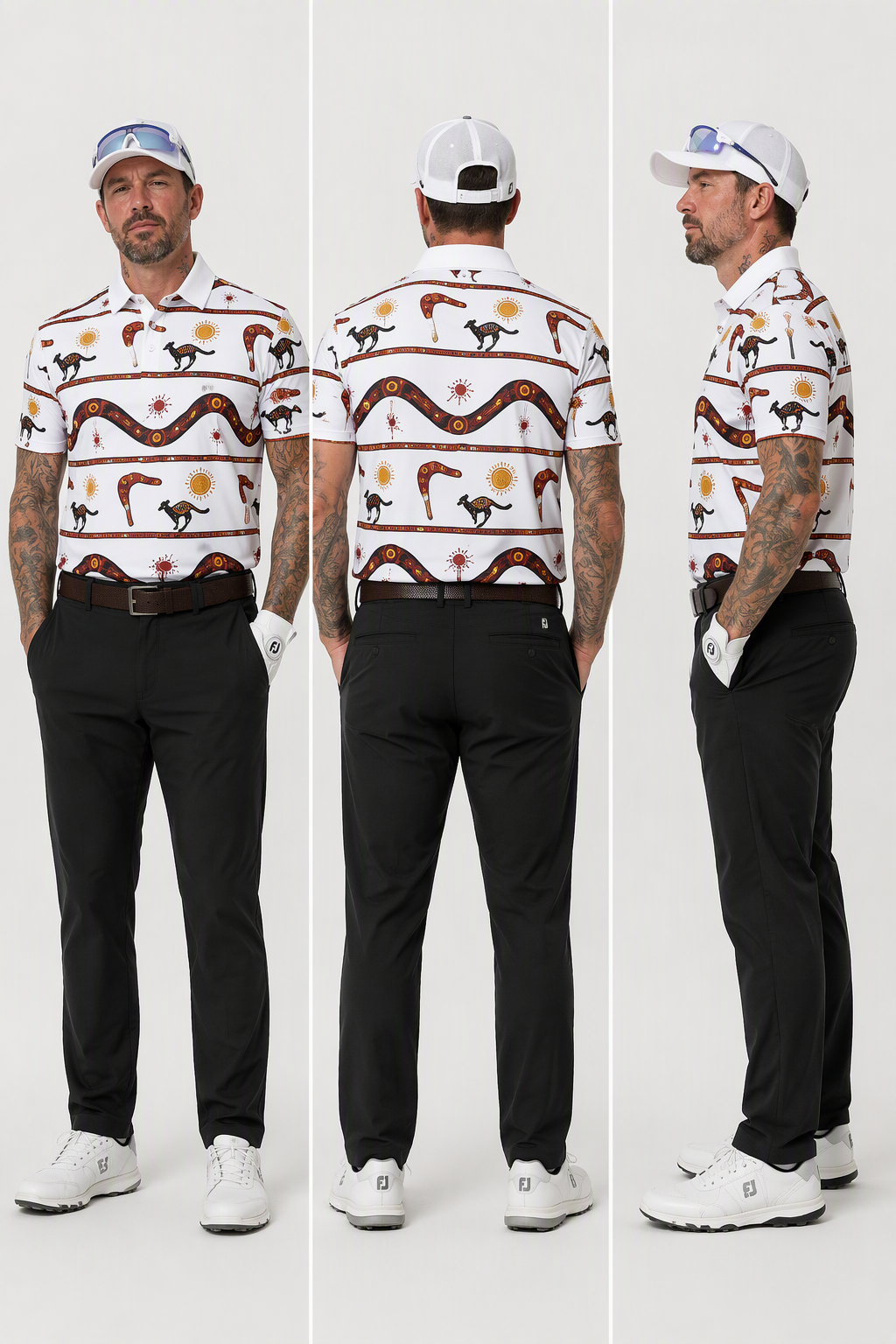 Anthony Keenan x Sandra Chilly Limited Edition Mens Golf Polo
